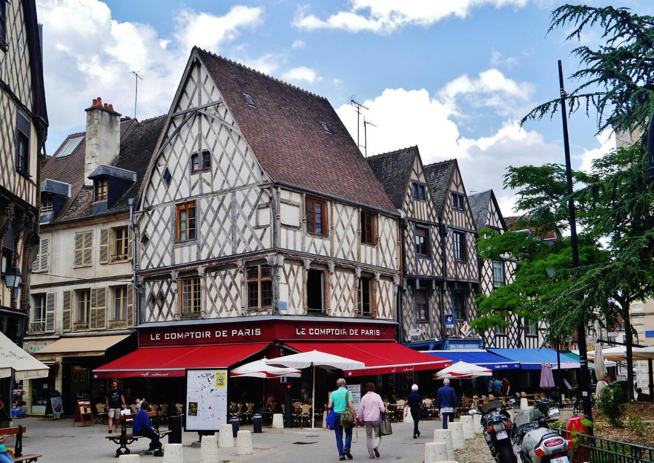 Les Volets Bleus - Deux Appartements Et Un Studio, Jardin Bourges Exterior foto